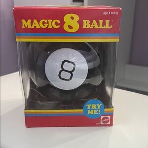 Mattel Magic 8 Ball - Black and White
